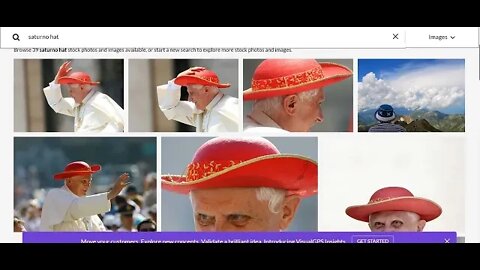 Pope Benedict XVI's Saturno Hat #truth #saturn #vatican #pope #rome #occult #numerology #gematria