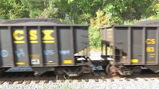 CSX Loaded Coal Train from Sullivan, Ohio September 27, 2020