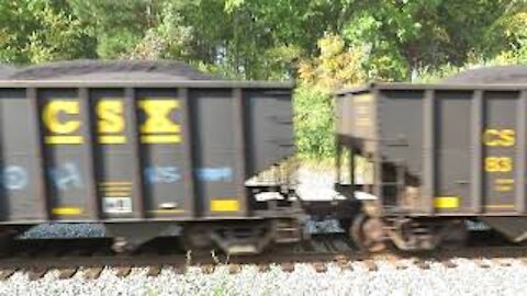 CSX Loaded Coal Train from Sullivan, Ohio September 27, 2020