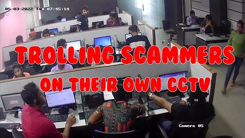 Trolling Scammers On Their Own CCTV (Ansh Infosolutions)