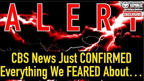 ALERT! CBS News Just CONFIRMED Everything We Feared About 2024…