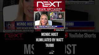 MSNBC Host Humiliated by Matt Taibbi #shorts