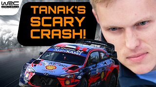 Ott TÄNAK's Scary Crash in Rally FINLAND