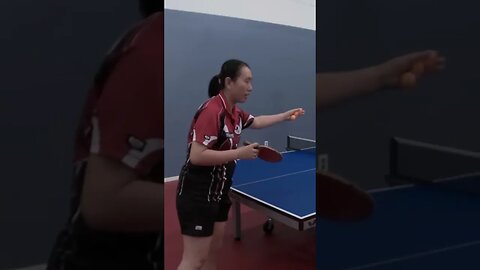 Table Tennis Doubles Serving Rule - Olympic Silver Medalist Gao Jun #shorts