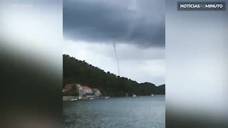 Estranho fenômeno registrado no céu da Croácia