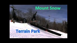 Mount Snow Terrain Park - First Time In A Long Time