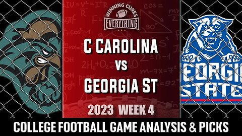 Coastal Carolina vs Georgia State Picks & Prediction Against the Spread 2023 College Football