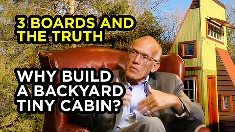 How Victor Davis Hanson Gave My DIY A-Frame Tiny Cabin Purpose