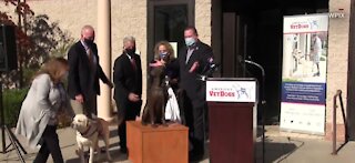 George H.W. Bush's service dog honored with statue