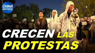 Crecen la protestas en China y despiertan manifestaciones en todo el mundo