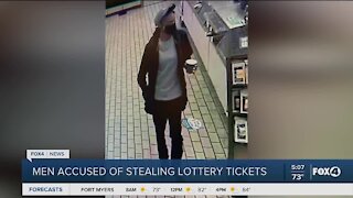 Suspects accused of stealing lottery tickets