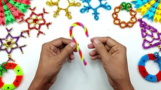 Pipe Cleaner Crafts For Christmas | Pipe Cleaner Ornaments