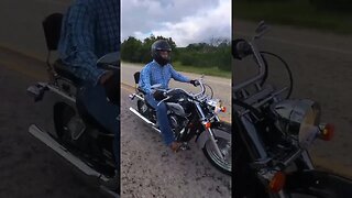 Honda Shadow Cruising the Texas Hill Country