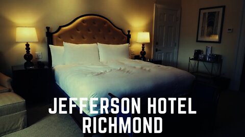 Jefferson Hotel Premier King Room Tour & Review, Richmond VA