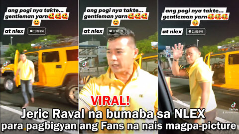 Jeric Raval Came Down to NLEX to Cater to Fans Who Wanted to Take a Picture, Went Viral!