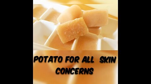 In 7 days, I removed dark spots by rubbing potato ice cubes every day