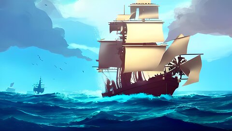 what a fantasy pirate listens to while en route⛵to locate treasure island🏝️part 24...