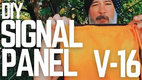 diy SiGNAL PaNEL V16 #survivaltools #rescue