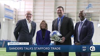 Barry Sanders was 'wowed' by Lions trade of Matthew Stafford