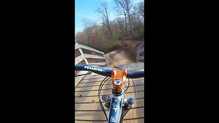 Fun Jumpy Mountain Bike Trail in Bentonville #shorts