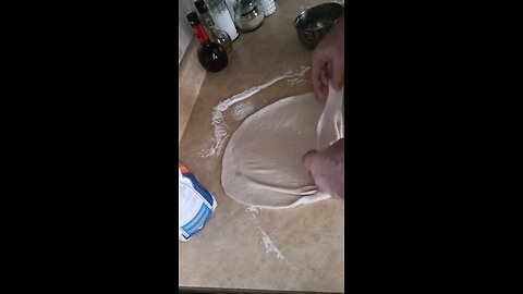 the pizza dough i mad the other day