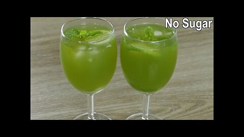 5 minutes Summer drinks recipe | Easy mint lemon drinks