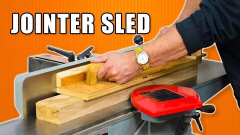 Make an Edge Jointing Sled Jig / Edge Jointer Safety Push Block