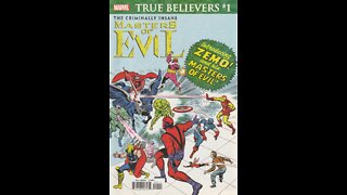 True Believers: The Criminally Insane - Masters of Evil -- Issue 1 (2020, Marvel Comics) Review