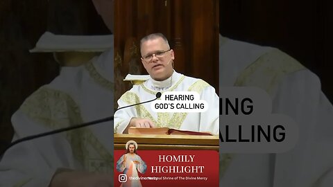 God is calling you! #divinemercy #frchrisalar #homilyhighlight #catholic #homily