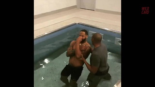 Cowboys Players Get Baptized At Team Facility