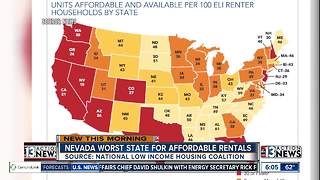 Nevada worst state for affordable rentals