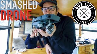 SMASHED MAVIC PRO DRONE | Bus Life NZ | Episode 71