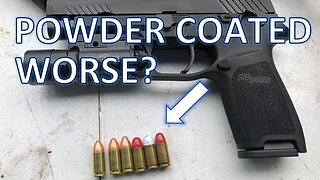Powder Coated vs Factory Ammo Accuracy Test