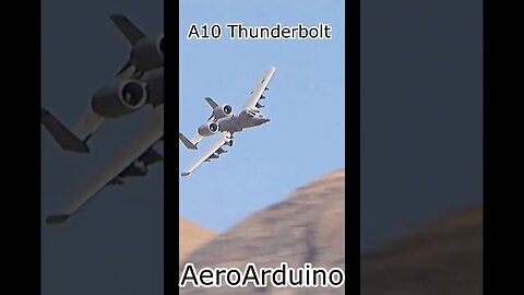 Watch A10 Thunderbolt Boom Flying #Aviation #Fly #AeroArduino