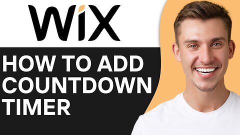 HOW TO ADD COUNTDOWN TIMER TO WIX WEBSITE