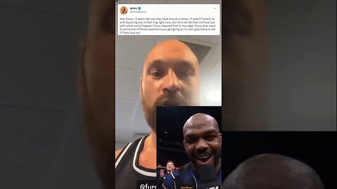 Tyson fury goes off Joe Rogan and challenges Jon Jones #shorts #joerogan #jonjones #tysonfury