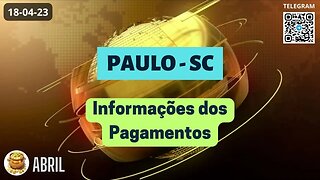PAULO-SC Informações dos Pagamentos das Operações