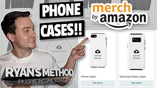 I Got Access to Amazon Merch Phone Cases!!