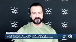 Drew McIntyre talks WWE's return to Detroit August 1