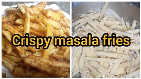 crispy french fries | masala fries recipe | spicy potato fries 🍟 | by fiza farrukh