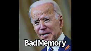 Joe Biden on his poor memory