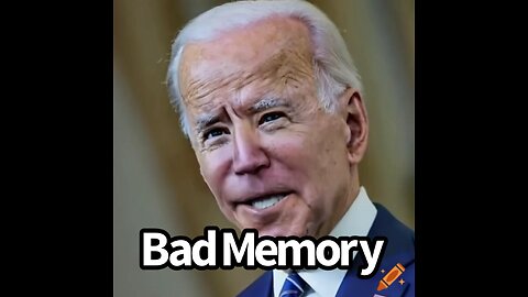 Joe Biden on his poor memory