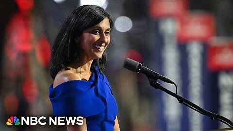 JD Vance's wife Usha introduces him at the RNC