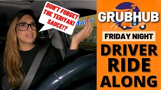 GrubHub Driver Ride Along Food Delivery | Late Night Deliveries | Part 3