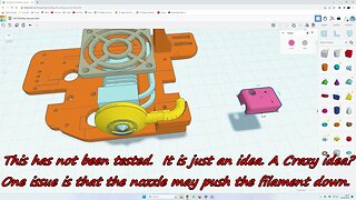 3D Printing Ultimate Bridging vacuum duct Crazy idea