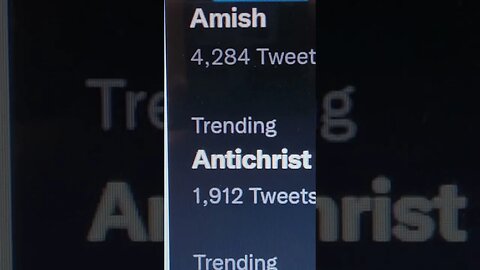 AntiChrist us trending on Christmas Eve
