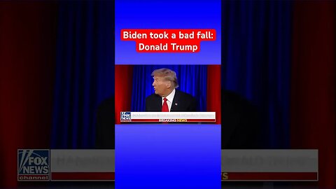 Trump on Biden’s latest fall: ‘It’s sad’ #shorts -World-Wire