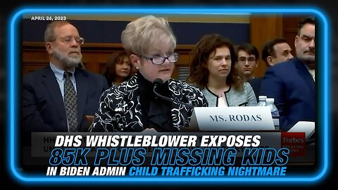 TOO HORRIBLE TO BELIEVE! DHS Whistleblower Exposes Biden Admin's Sex Trafficking of 85K Plus