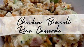 Chicken Broccoli Rice Casserole