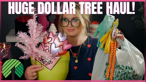 DOLLAR TREE | NEW EASTER AND VALENTINES | HUGE HAUL | #dollartree #dollartreehaul